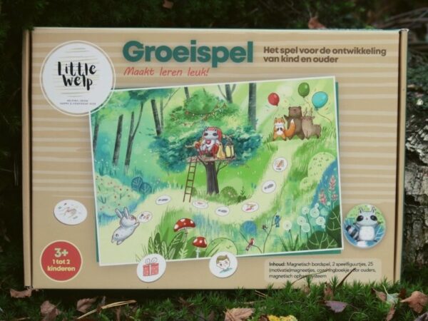 Groeispel voor positief opvoeden en ontwikkelen van zelfvertrouwen kinderen. Inclusief magnetisch beloningssysteem